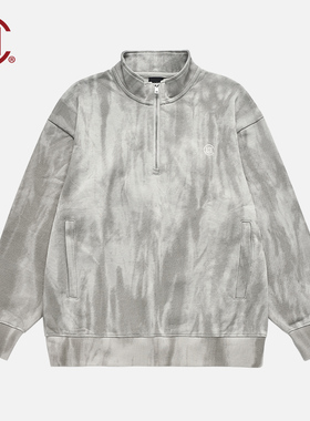 【CLOTTEE by CLOT】斑驳印花半拉链卫衣 竹系列 陈冠希主理