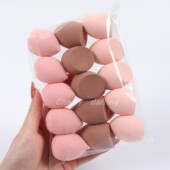 15个中号尺寸美妆蛋化妆粉扑美容海绵干湿使用粉底化妆工具