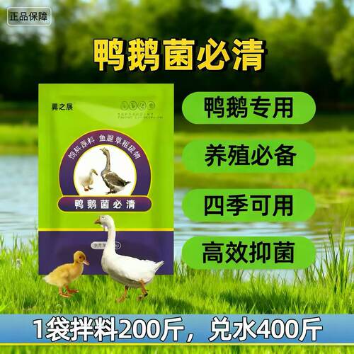 鸭鹅菌必清养殖鸭鹅饲料添加剂