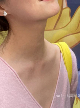 晚晚同款水滴钻石耳钉1.5克拉梨形单钻925银女锆石双耳洞闪闪耳饰