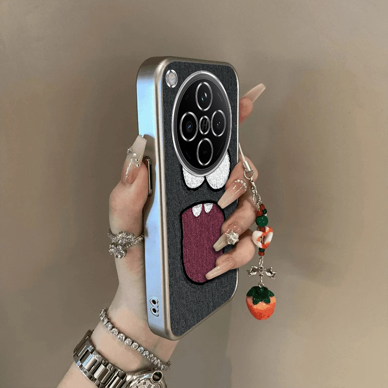 适用OPPOFindX8s手机壳渐变惊讶黑底FindX8Ultra保护套X8s+新款OPPO硅胶Find全包防摔0PP0加OPX十OPPOX男女