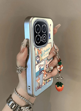 适用iqoo13手机壳新款vivoiqoo12pro兔警长iQOO11S全包防摔ipoo8硅胶套icoo10电镀iq007高级感5iqoou