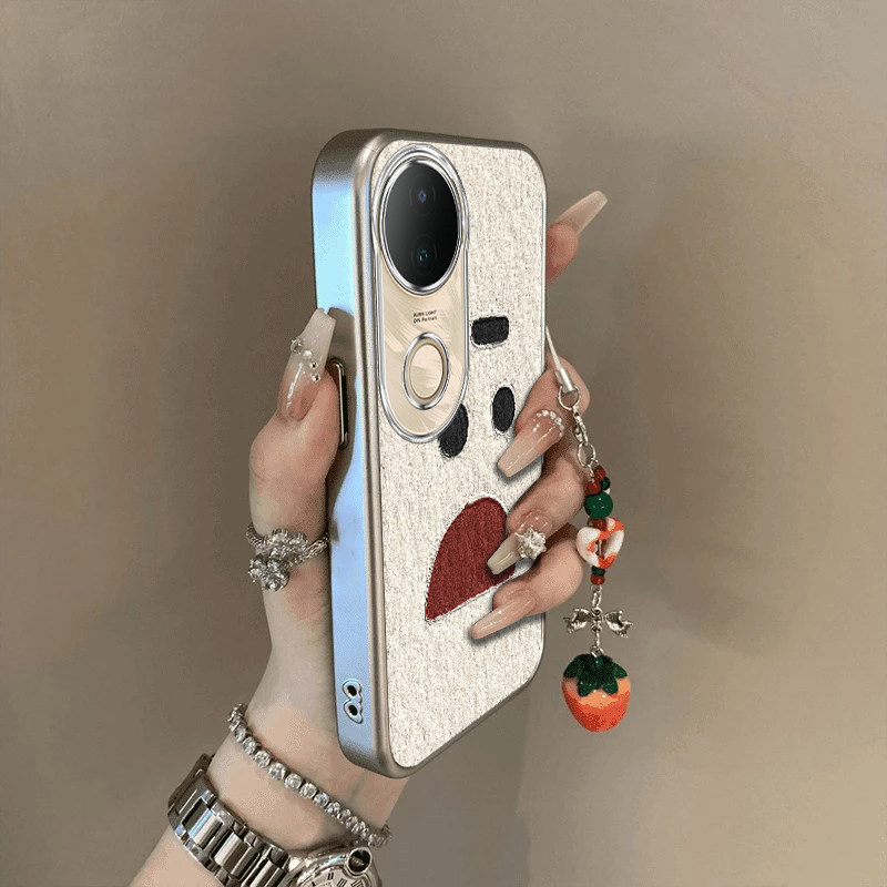 适用vivos20手机壳s19/s18/s17新款s16pro防摔vovos15e硅胶s12全包s10/s9e好无辜表情vivis7t电镀s6s5高级