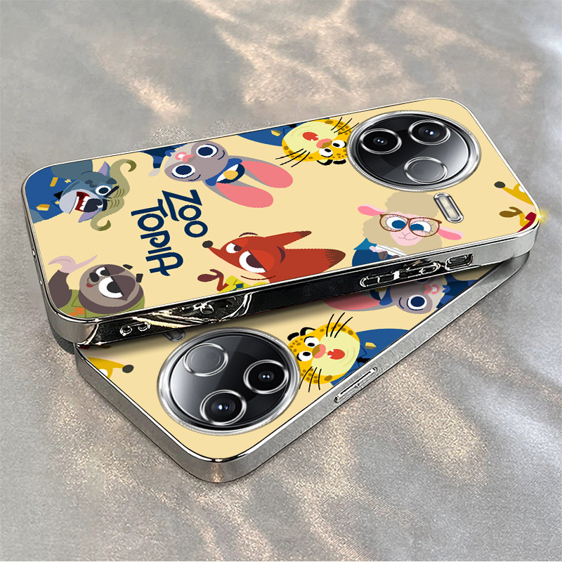 适用红米K80手机壳K70新款RedmiK60至尊版动物园小米k50pro软硅胶外壳k60e全包防摔k40s电镀k30k20pr