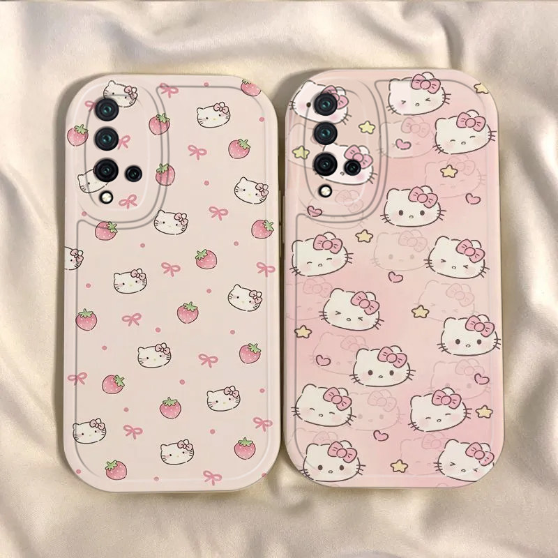 适用华为Nova5手机壳草莓KT猫套noⅴa5nove新款novo硅胶nava全包n0va防摔naov华内navo诺娃nov五男nvoe女n5