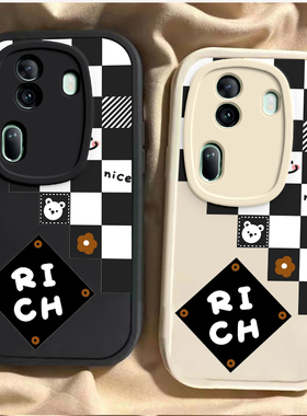 适用OPPOReno11手机壳OPPO新款Reno11Pro5G套OPPORone115G软硅胶Reon系列全包防摔黑白男女OPP0PP0PPOR曲面屏