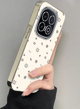 适用iqoo13手机壳新款vivoiqoo12pro星星猫猫iQOO11S全包防摔ipoo8硅胶套icoo10电镀iq007高级感5女iqoou1x男