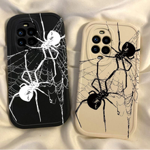 适用荣耀300手机壳华为HONOR300Pro硅胶保护套H0N0R300Pr0新款外壳镜头全包防摔三百专用高级感男女黑白蜘蛛