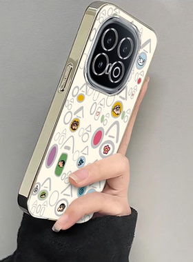 适用iqoo13手机壳新款vivoiqoo12pro哈哈小新iQOO11S全包防摔ipoo8硅胶套icoo10电镀iq007高级感5女iqoou1x男