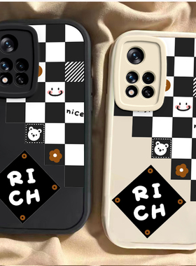 适用红米Note11Pro手机壳RedmiNote115G套114G小米Redmi外壳noto11E软nont硅胶4G黑白5G全包防摔十TPor+男R女