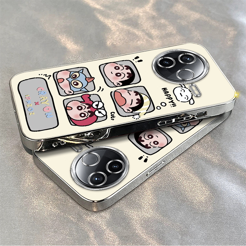 适用红米K80手机壳K70新款RedmiK60至尊版四宫格小新小米k50pro软硅胶外壳k60e全包防摔k40s电镀k30k20pro