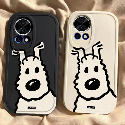 适用华为Nova13手机壳nove13Pro新款保护套navo硅胶novo镜头全包nava防摔not系列男女n0va软外壳后壳呆头狗