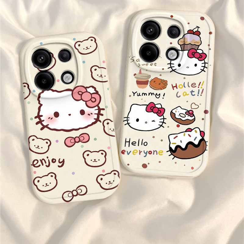 适用红米note13pro手机壳Redmi12turbo新款女noto11tpro+全包防摔11se软硅胶套小米note10/95G外壳7/8pro可爱