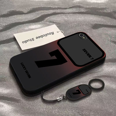 适用苹果4s手机壳渐变7号秒变17外壳iPhone4硅胶全包防摔保护套IP4女款可爱网红5S新款直边iphone4个性软壳潮