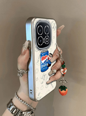 适用iqoo13手机壳新款vivoiqoo12pro百事可爱小新iQOO11S全包防摔ipoo8硅胶套icoo10电镀iq007高级感5iqoou