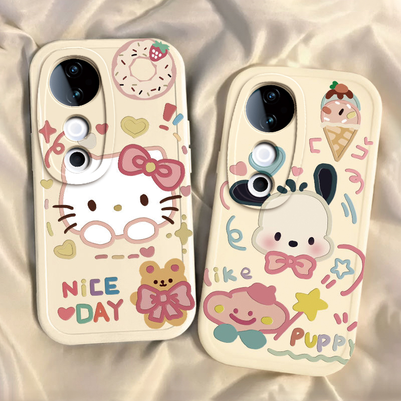 适用vivos19手机壳s18/s17新款s16pro防摔vovos15e硅胶套s12全包s10/s9e男女vivis7t凯蒂猫帕恰狗s6s5软s1pro