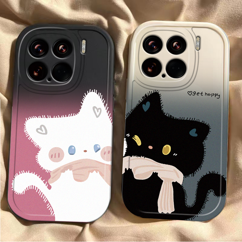 适用小米17手机壳Xiaomi17Pro保护套ProMax新款甜心猫咪Max硅胶镜头全包防摔MI十七por男女p磨砂软壳专用外壳