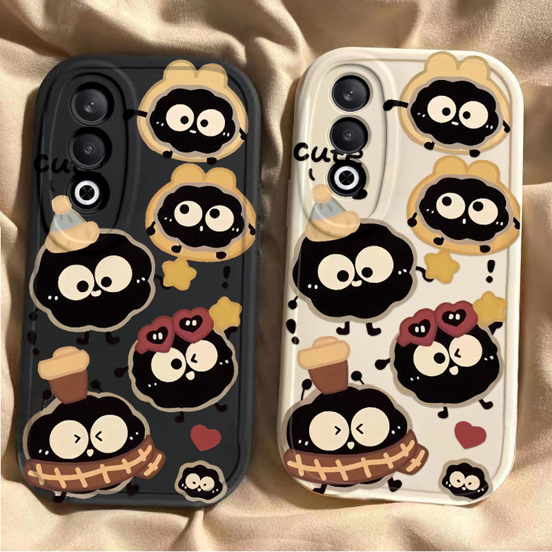 适用oppok12手机壳k12x新款oppok10pro/k11带帽煤球K10活力版oppk9x软硅胶套k5全包防摔opopk3/k7k9s男k1女潮