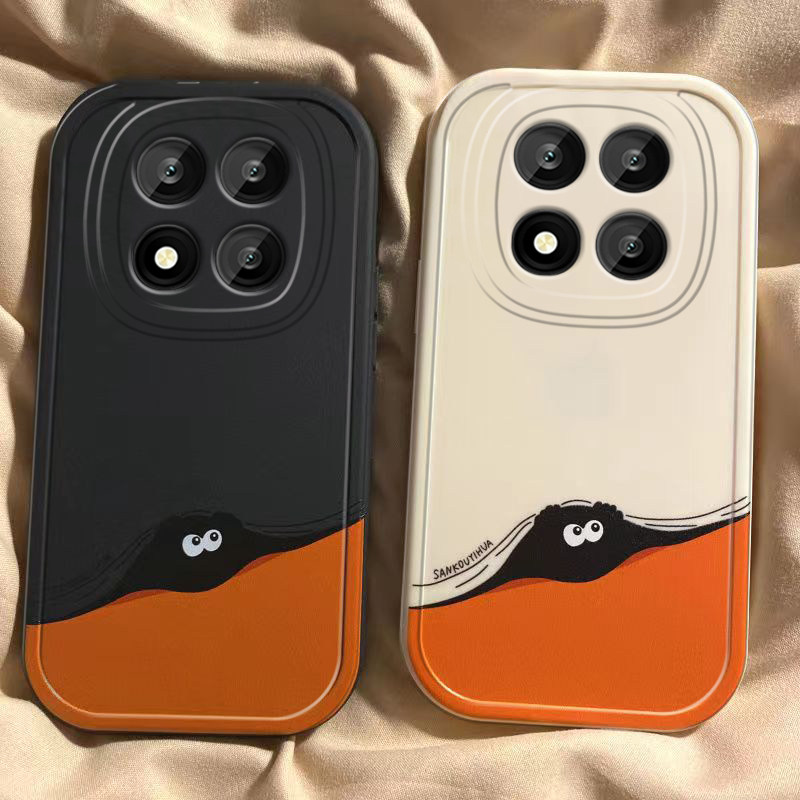 适用红米Note15Pro手机壳RedmiNote15Pro+小米新款躲猫猫煤球保护套Redmi硅胶5G全包防摔por十男女noto加155G