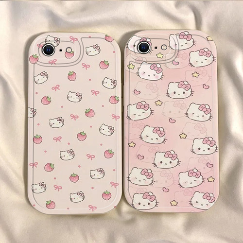 适用苹果6Plus手机壳iPhone6P草莓KT猫保护套A1524六iPone新款iPhon外壳iP平果i6Puls软硅胶Pius全包防摔男女