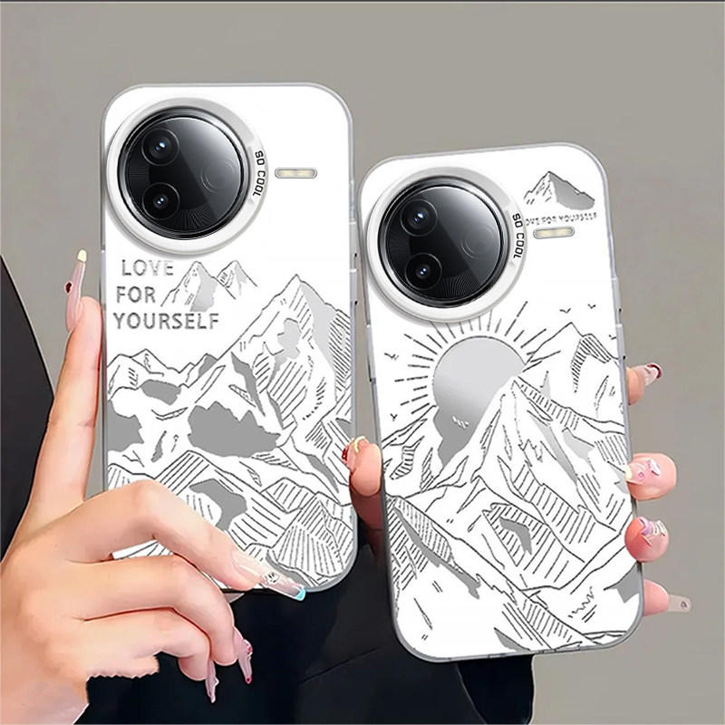 适用红米K80手机壳K70新款RedmiK60至尊版日落金山小米k50pro软硅胶外壳k60e全包防摔k40s电镀k30k20pro