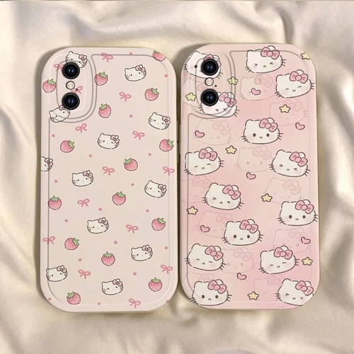 适用苹果XS手机壳iPhoneXS保护iPXS草莓KT猫套iPoneXS新款专用外壳X叉S硅胶SX全包防摔平果萍果直边男女