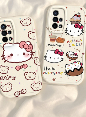 适用oppoa93手机壳新款a96女款a97 5g全包防摔a93s软硅胶a97保护A955G套0pp0A9可爱KT猫a91外壳opp0a92s的a83