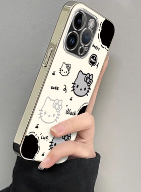 适用苹果14Pro手机壳iPhone14Pr0猫爪kt猫保护套iP14P新款PeoRPo硅胶Por全包Pri防摔Pto平果po萍果ro男女