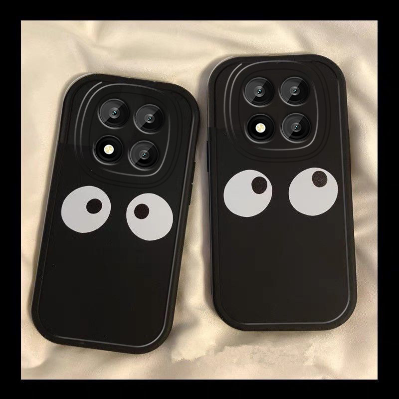 适用红米Note15Pro手机壳RedmiNote15Pro+小米新款趣味眼睛保护套Redmi硅胶5G全包防摔por十男女noto加155G软