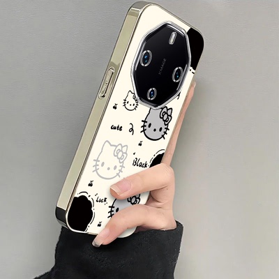 适用华为Mate60RS非凡大师手机壳MT60ProRS保时捷版M60Pro猫爪kt猫保护套新款硅胶全包防摔超凡专用飞凡男女