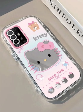 适用OPPOA95手机壳OPPO新款A95 5G套OPA/OPPA外壳A955G软硅胶OPP0PP0PPO全包PPOA/OPOA防摔OPOPA男女可爱KT猫