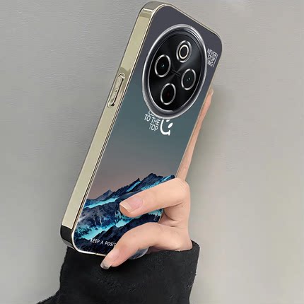 适用vivoy300Pro手机壳新款y200/y78/y77e极光雪山y76s硅胶套vovoy66y73sy71t防摔y93s85a女y70sY300