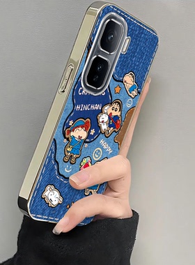 适用iqooneo10/9pro手机壳新款vivoiqooneo8牛仔小新ipooneo6se全包防摔iq00neo7/5软硅胶icooneo3电镀高级感