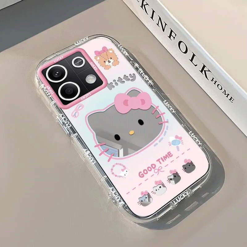 适用红米note13手机壳redminote13pro+小米新款硅胶nt5G套not全包防摔por十redmi女可爱KT猫n0te加nont13外壳