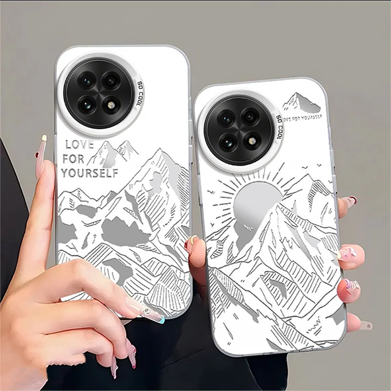 适用一加13手机壳1+ace3v新款12加11+ace2v防摔opp日落金山一加ACE2pro硅胶一加Ace59R女8t76电镀