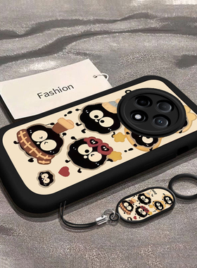 适用oppoa3pro手机壳a2/a1/a58新款a93s软opopa96硅胶套A575G带帽煤球a11x全包a32防摔a72男a35女a91a83情侣