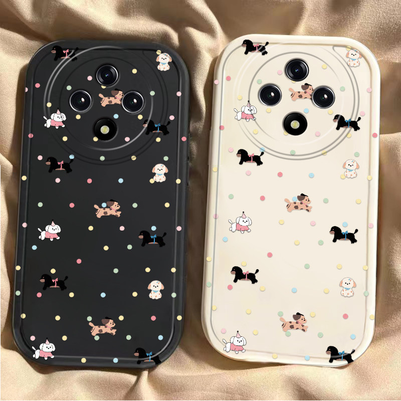 适用oppoa3pro手机壳a2/a1/a58新款a93s软opopa96彩色波点狗狗A575G电镀a11x全包a32防摔a72高级感a35a91a