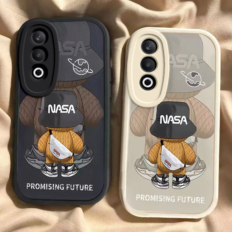 适用oppok12手机壳k12x新款oppok10pro/k11背影潮熊K10活力版oppk9x软硅胶套k5全包防摔opopk3/k7k9s卡通k1女