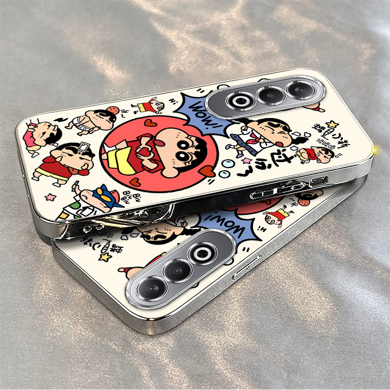 适用oppok12手机壳k12x新款oppok10pro/k11比爱心小新K10活力版oppk9x软硅胶套k5全包防摔opopk3/k7k9s电镀