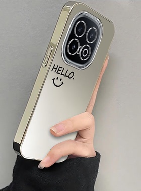 适用iqoo13手机壳新款vivoiqoo12pro嗨喽笑脸iQOO11S全包防摔ipoo8硅胶套icoo10电镀iq007高级感5女iqoou1x