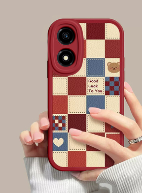 适用荣耀畅玩40c手机壳华为新款WDY一AN00红色硅胶honor全包防摔WDYAN畅享四十anoo男女保护套玩畅4oc软外壳