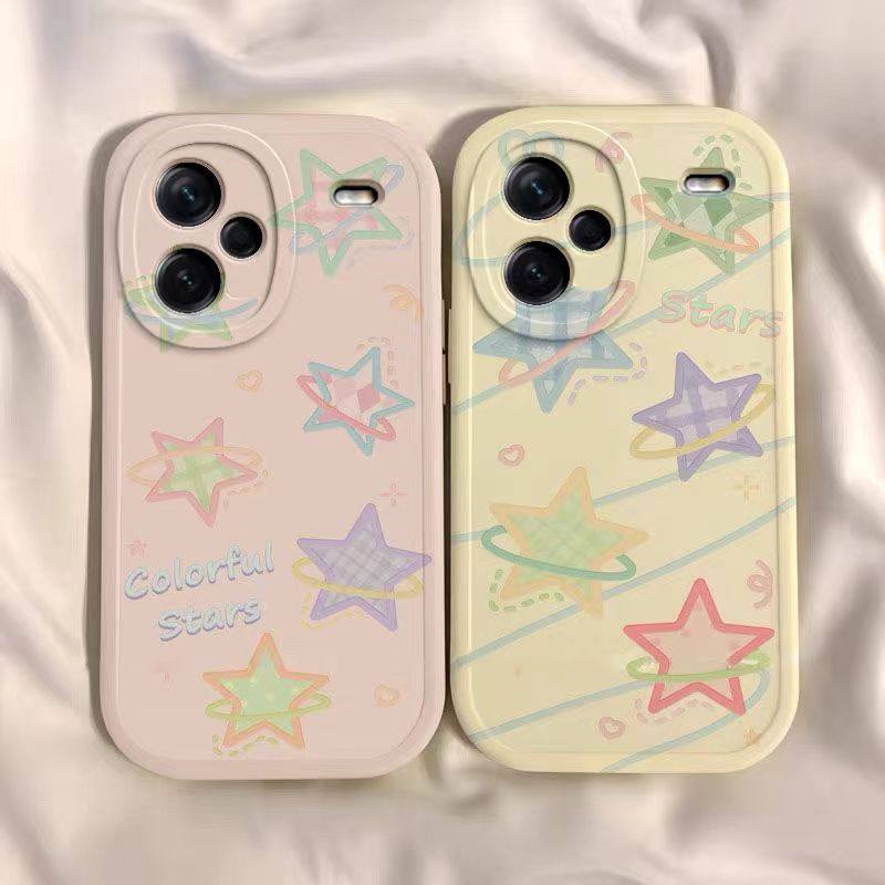 适用红米Note13Pro+手机壳RedmiNote13Por保护5G套Redmi小米新款13星星ins风noto全包nont防摔not男女n外壳十