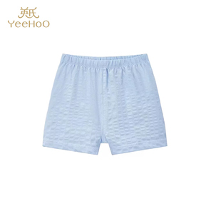 男女童松紧腰家居裤 五分短裤 英氏儿童夏季 YLCCJ2P002A 4折清仓