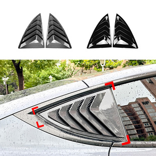 2019 适用特斯拉Tesla Model 毛豆Y后排车窗百叶窗车贴外饰改装