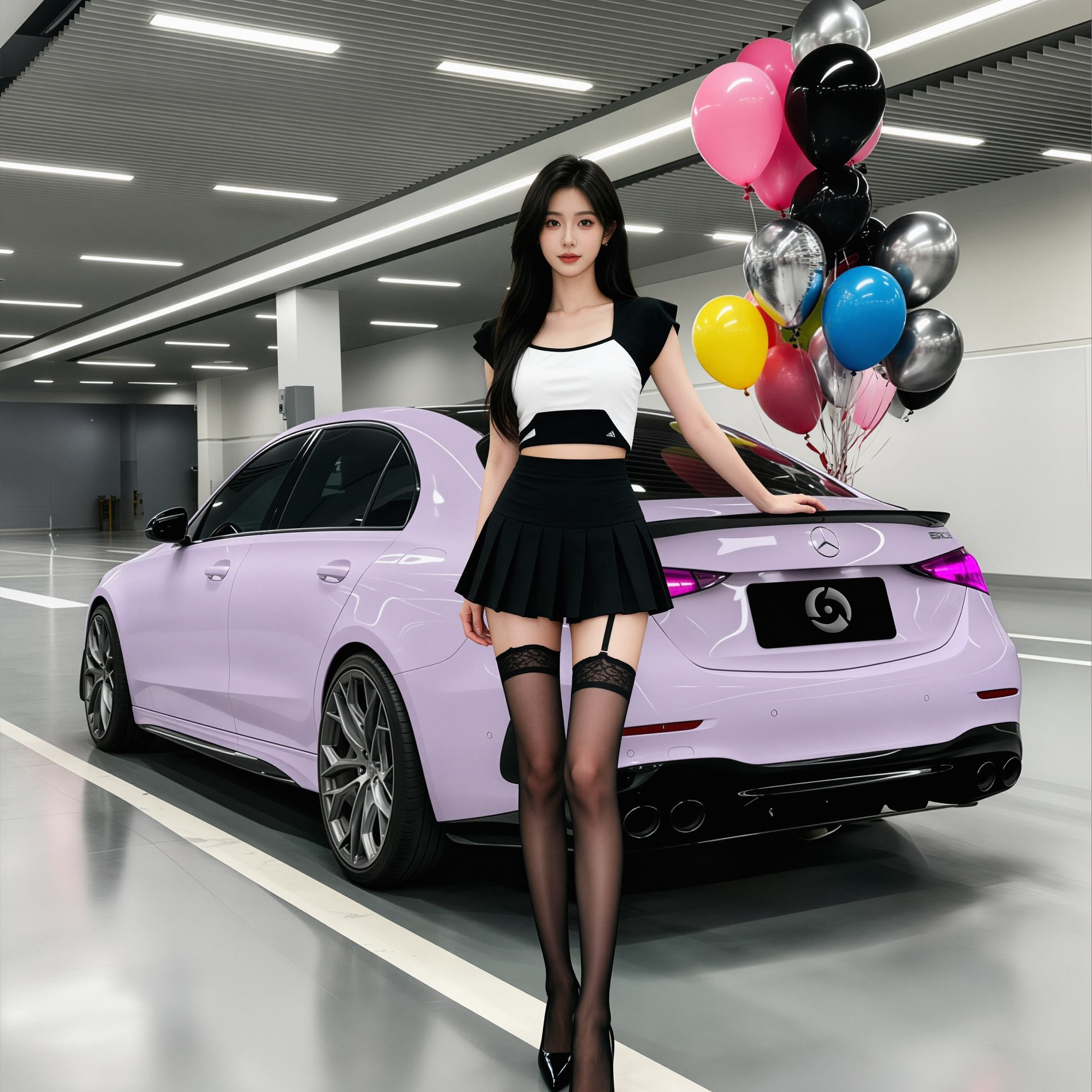 适用奔驰C Coupe C205 C级轿跑 2015-2021 AMG尾翼顶翼扰流板改装