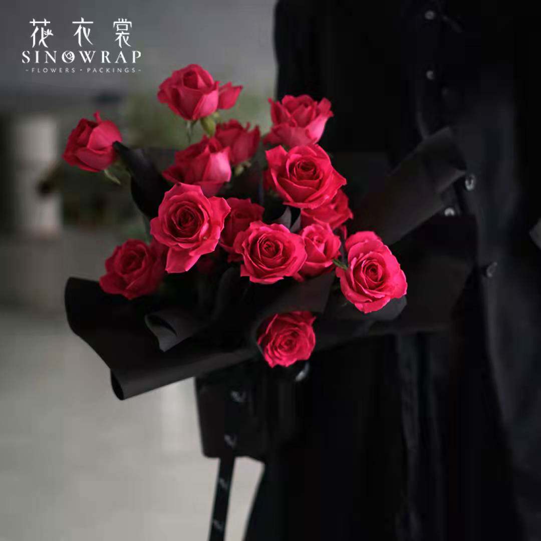 花衣裳 风华系列纯色纸质韧性好 韩国鲜花包装花束材料资材