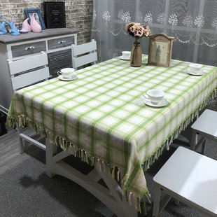 棉麻餐桌布茶几桌布棉麻小清新网红台布家用经典 中式 餐布