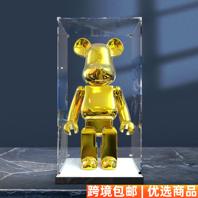 bearbrick400%积木熊暴力熊潮玩手办模型摆件千秋梵高公仔收纳盒