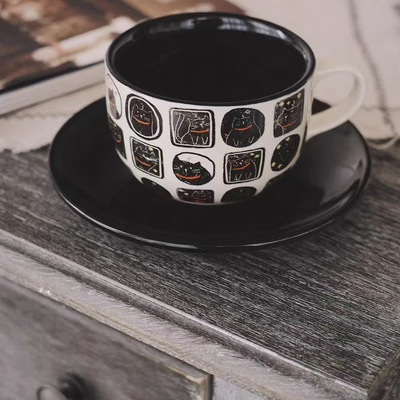 高颜值猫生日礼物杯子马克杯送闺蜜结婚订婚高级感杯子咖啡杯礼盒