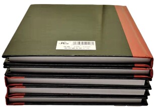 恒峰24K-100P A5黑色封面笔记本 195*148mm黑面抄 80页硬面会议本